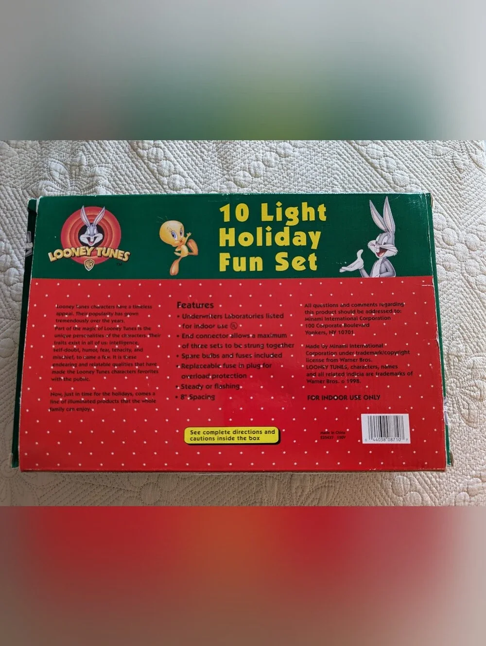 1998 Looney Tunes Holiday Lights